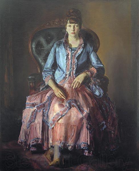 George Wesley Bellows Painting: Emma in a Purple Dress Germany oil painting art